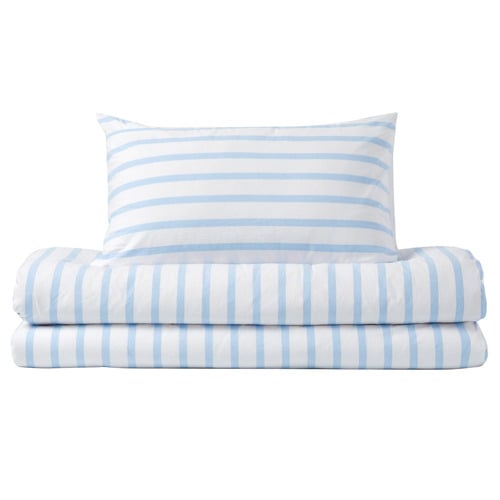 Sky Beau Yarn-Dyed Washed Cotton Quilt Cover Set
