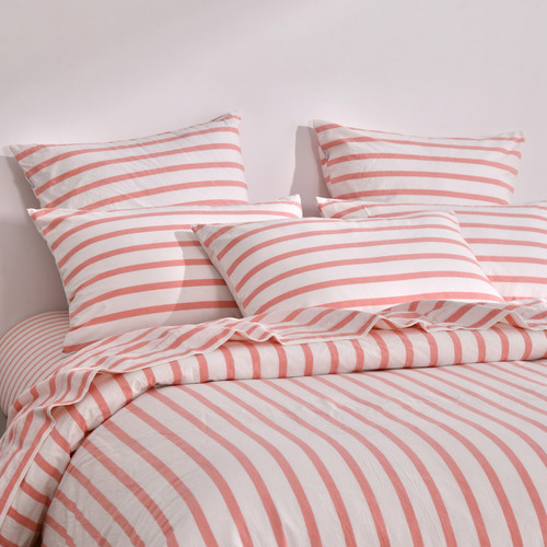 Beau Yarn-Dyed Washed Cotton European Pillowcases