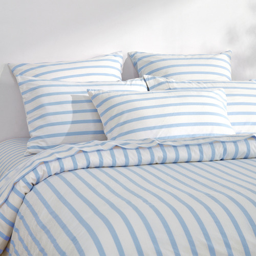 Beau Yarn-Dyed Washed Cotton Pillowcases