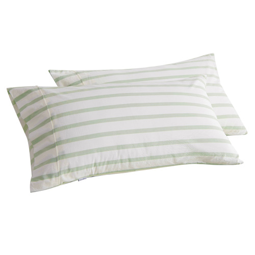 Beau Yarn-Dyed Washed Cotton Pillowcases