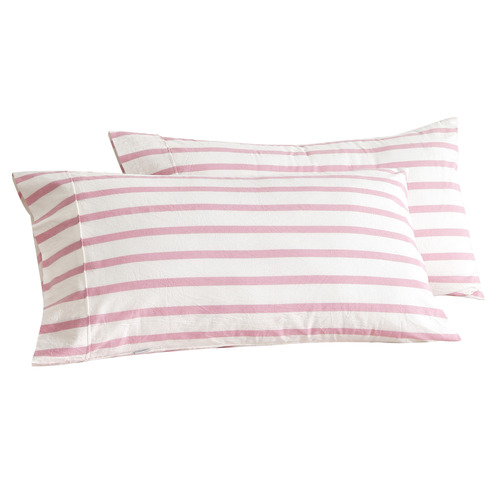 Beau Yarn-Dyed Washed Cotton Pillowcases