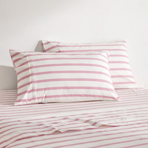 Beau Yarn-Dyed Washed Cotton Pillowcases