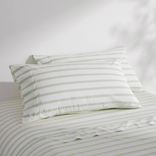 Beau Yarn-Dyed Washed Cotton Pillowcases