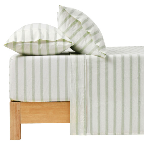 Beau Yarn-Dyed Washed Cotton Sheet Set