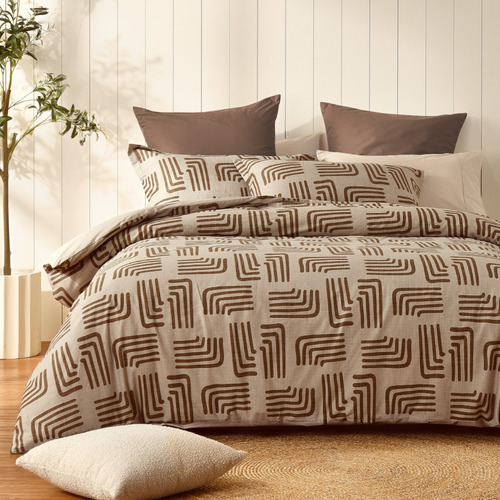 Kinston Reversible Cotton Quilt Cover Set