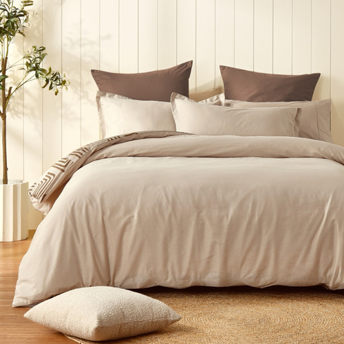 Kinston Reversible Cotton Quilt Cover Set