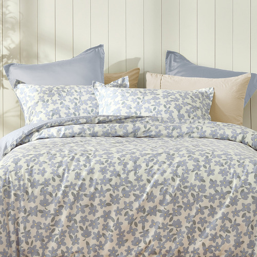 Eden Reversible Cotton Quilt Cover Set