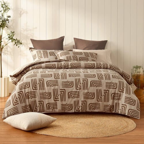 Kinston Reversible Cotton Quilt Cover Set