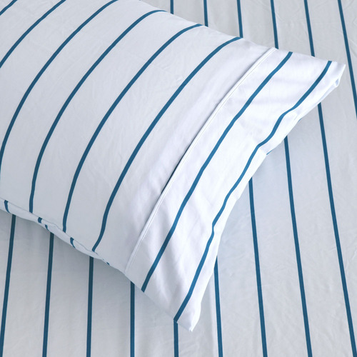 Lili Striped Microfibre Fitted Sheet Set