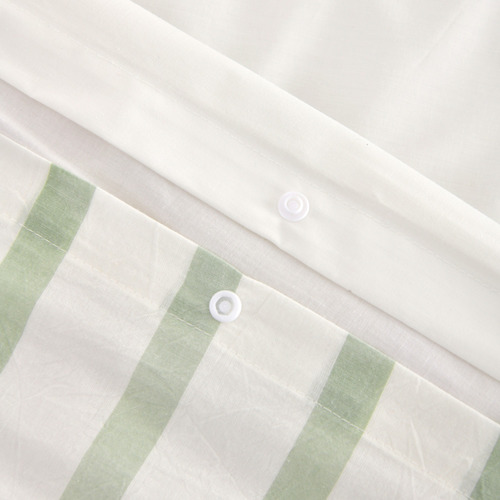 Sage Cesar Yarn-Dyed Cotton Cot Quilt Cover Set