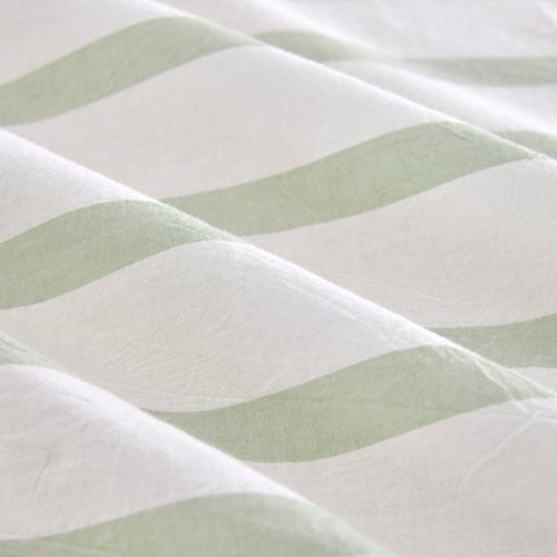 Cesar Washed Cotton Cot Fitted Sheet Set