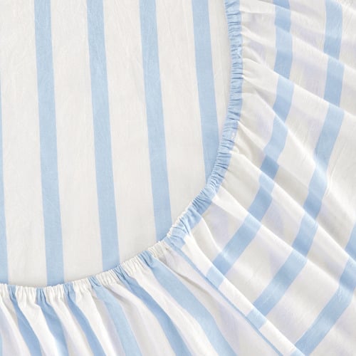 Cesar Washed Cotton Cot Fitted Sheet Set