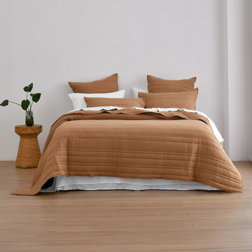 Charcoal Sharon Embossed Stripe Quilted Coverlet Set