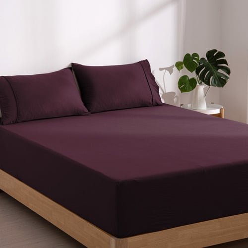 Washed-Microfibre-Fitted-Sheet-Set