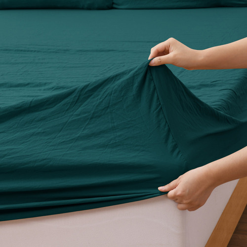 Washed-Microfibre-Fitted-Sheet-Set