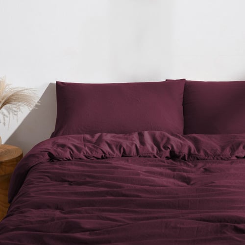 Cherry Merida Microfibre Quilt Cover Set