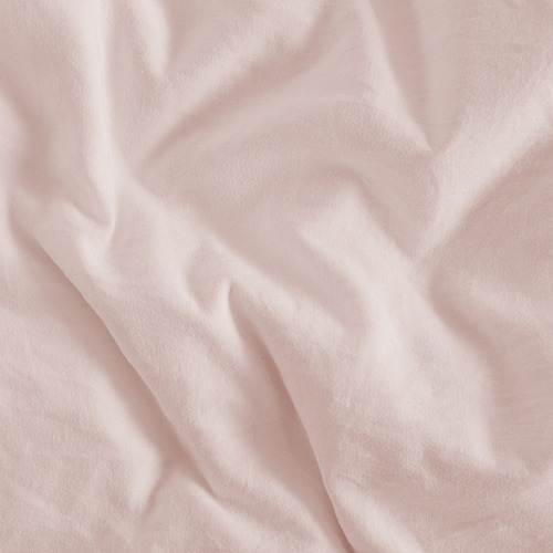 Blush Pink Merida Microfibre Quilt Cover Set