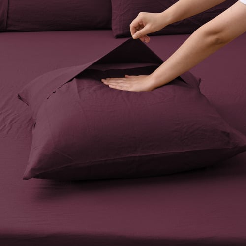 Washed Microfibre European Pillowcase