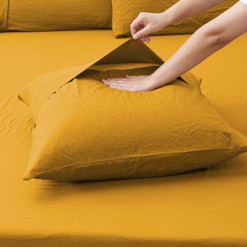 Washed Microfibre European Pillowcase