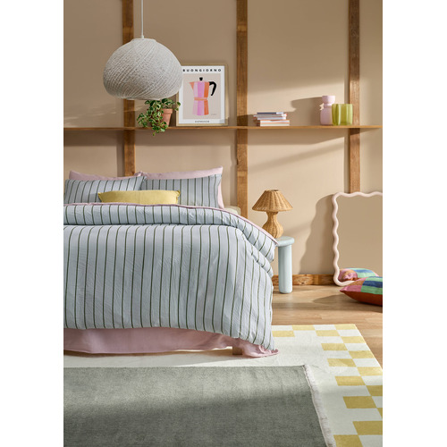 Sage & Olive Lili Striped Quilt Cover Set