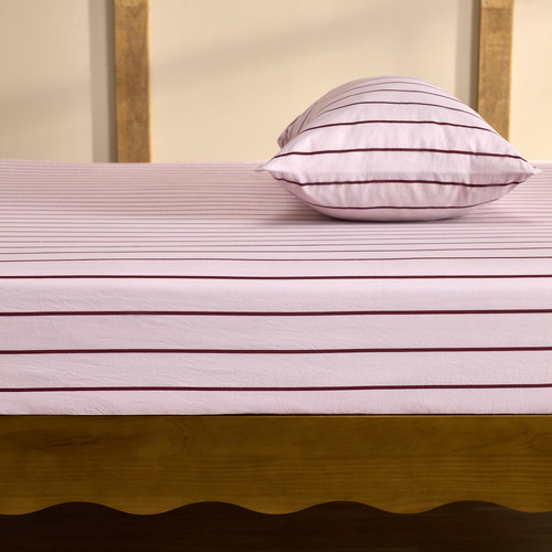 Pink & Plum Lili Striped Quilt Cover Set