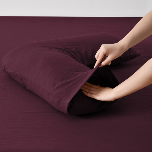 Washed Microfibre V-Shape Pillowcases
