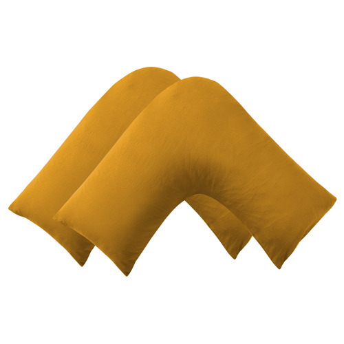 Washed Microfibre V-Shape Pillowcases