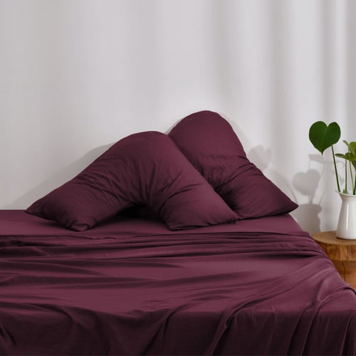 Washed Microfibre V-Shape Pillowcases