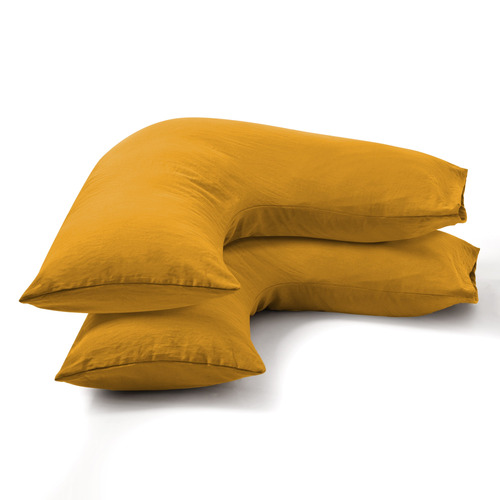 Washed Microfibre V-Shape Pillowcases