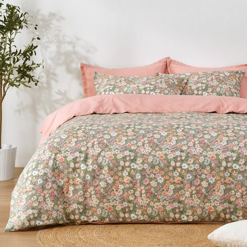 Jenna Cotton Reversible Quilt Cover Set