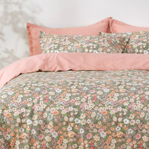 Jenna Cotton Reversible Quilt Cover Set