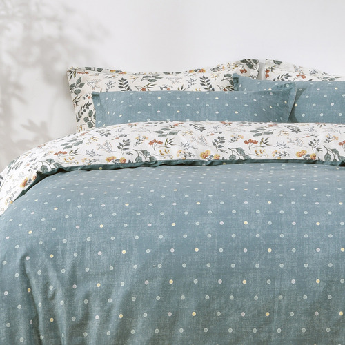 Alfie Cotton Reversible Quilt Cover Set