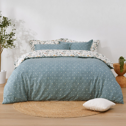 Alfie Cotton Reversible Quilt Cover Set