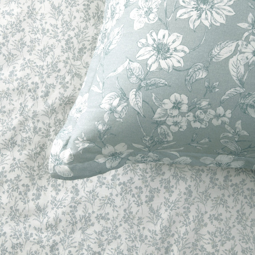 Eileen Cotton Reversible Quilt Cover Set