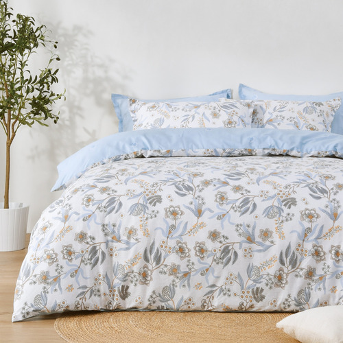 Hansen Cotton Reversible Quilt Cover Set
