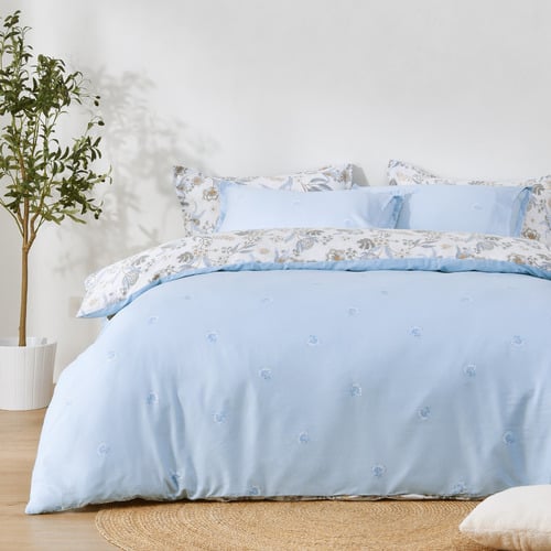 Hansen Cotton Reversible Quilt Cover Set