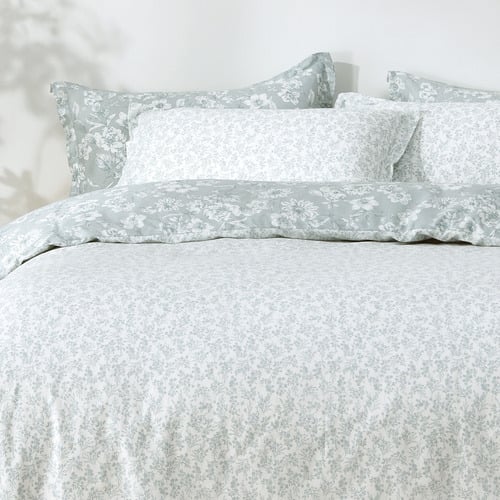 Eileen Cotton Reversible Quilt Cover Set