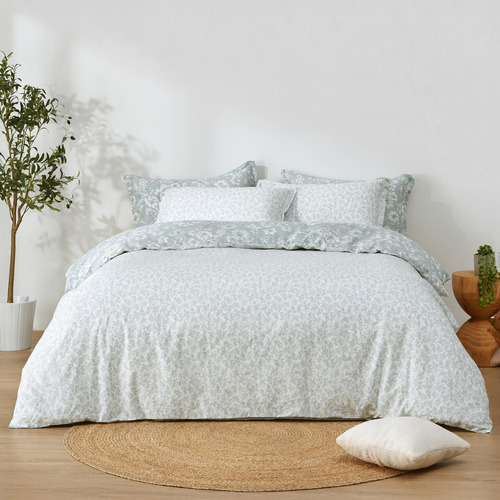 Eileen Cotton Reversible Quilt Cover Set