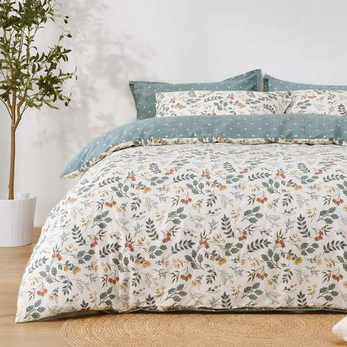 Alfie Cotton Reversible Quilt Cover Set