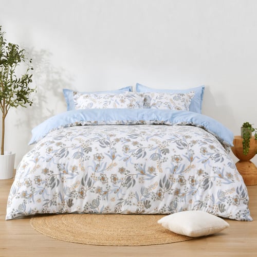 Hansen Cotton Reversible Quilt Cover Set