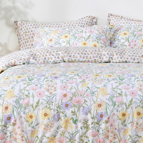Connie Cotton Reversible Quilt Cover Set