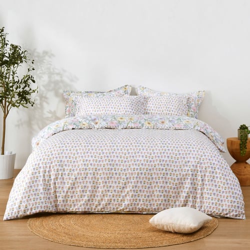 Connie Cotton Reversible Quilt Cover Set