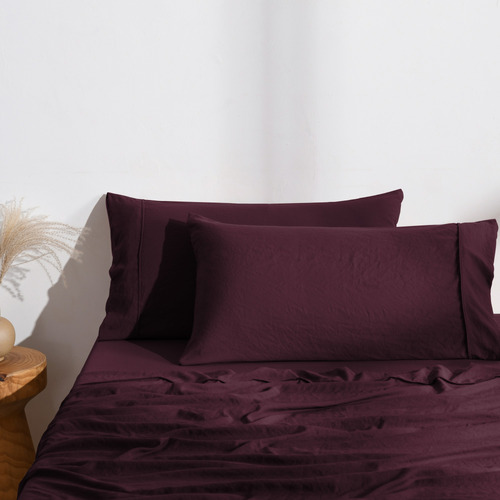 Washed Microfibre King Pillowcases