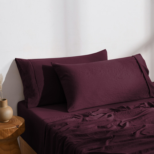 Washed Microfibre King Pillowcases
