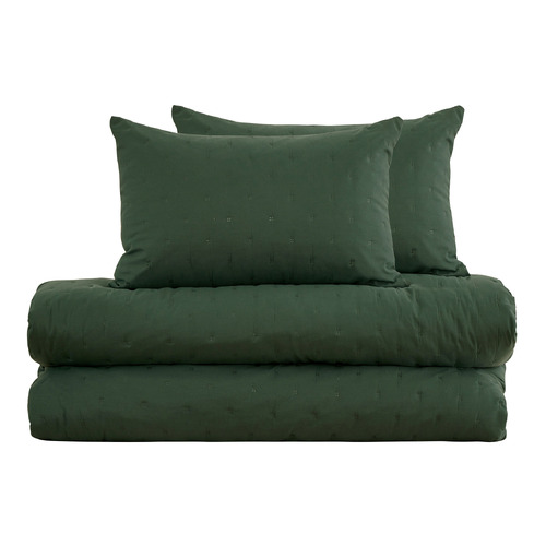 Zeleny Brushed Microfibre Quilt Cover Set
