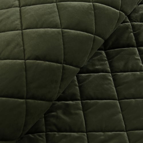 Olive Horace French Velvet Quilt Cover Set
