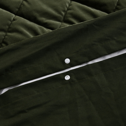 Olive Horace French Velvet Quilt Cover Set