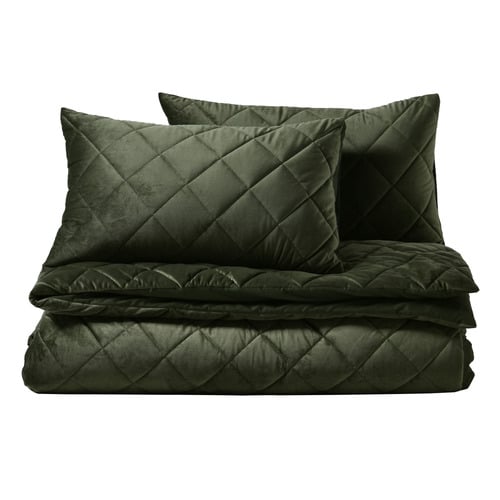 Olive Horace French Velvet Quilt Cover Set