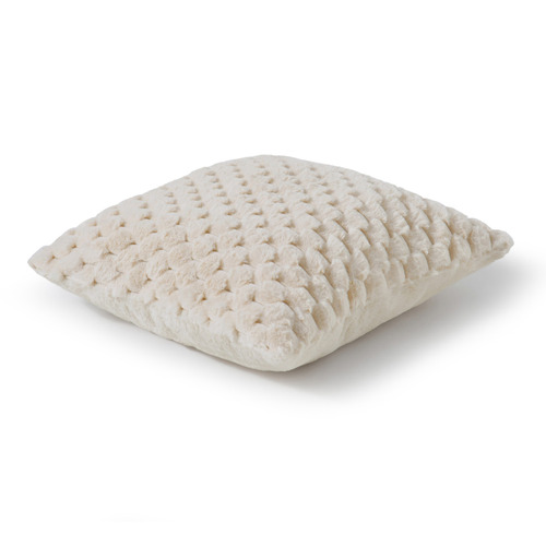 Emmett Textured Faux Fur Cushion