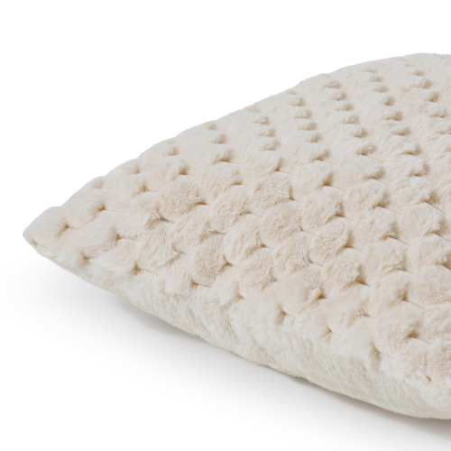 Emmett Textured Faux Fur Cushion